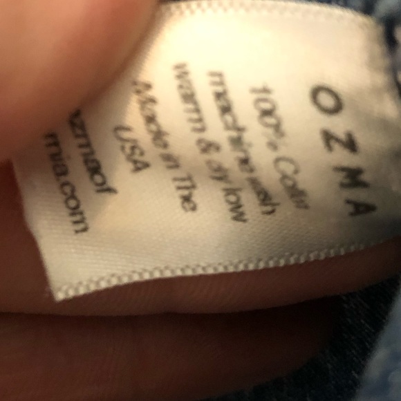 OZMA denim sleeveless top, EUC - Picture 3 of 10
